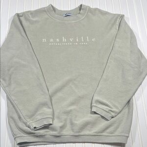 NASH Collection Ribbed Crewneck